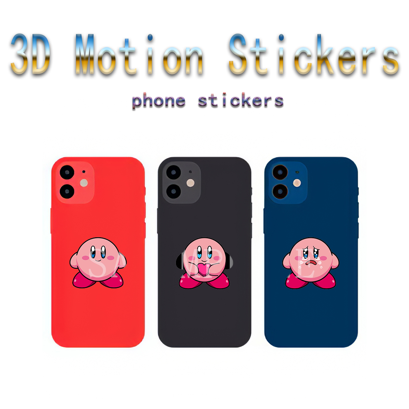 Kirby anime 3d sticker price for 10 pcs
