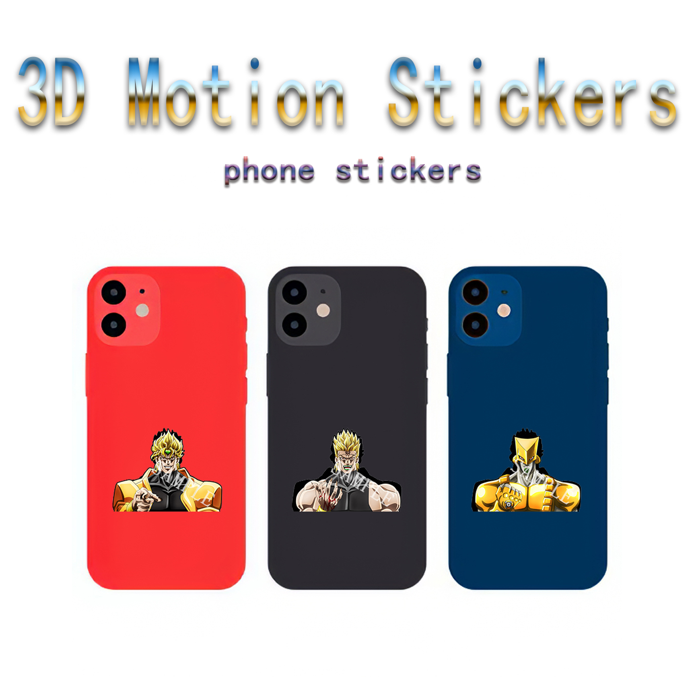 JoJos Bizarre Adventure anime  3d sticker price for 10 pcs