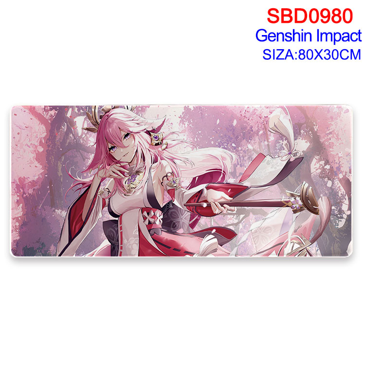 Genshin Impact anime deskpad 80*30cm