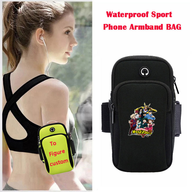 My Hero Academia anime wateroof sport phone armband bag