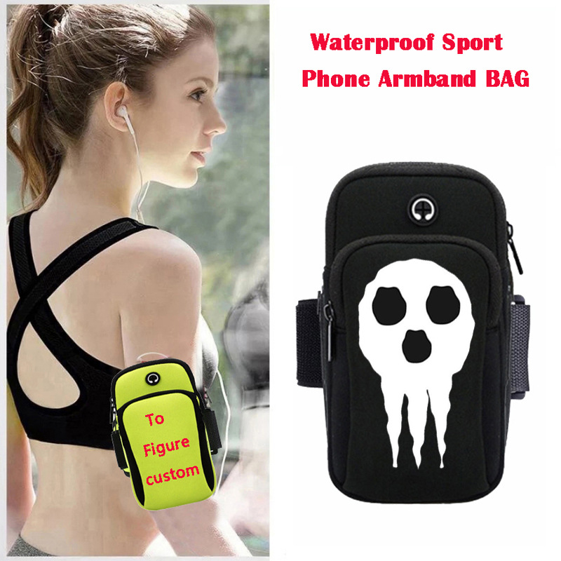 soul eater anime wateroof sport phone armband bag