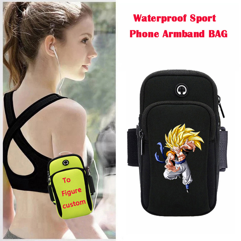 Dragon Ball anime wateroof sport phone armband bag