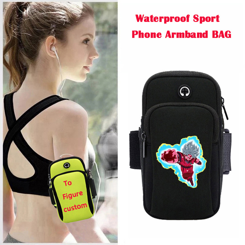 Dragon Ball anime wateroof sport phone armband bag