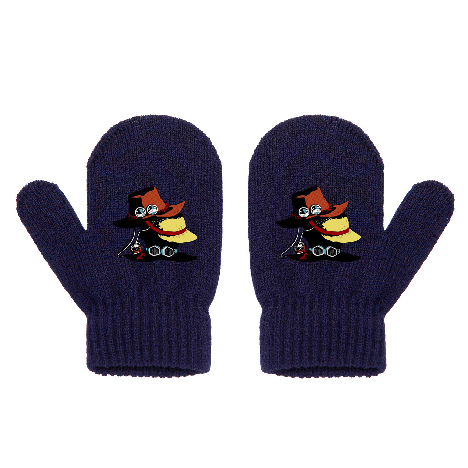 One piece anime glove