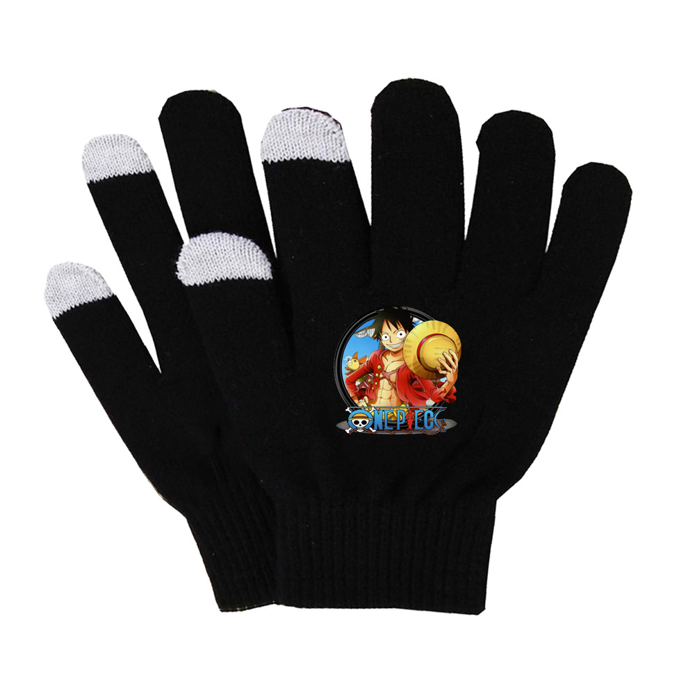 One piece anime glove