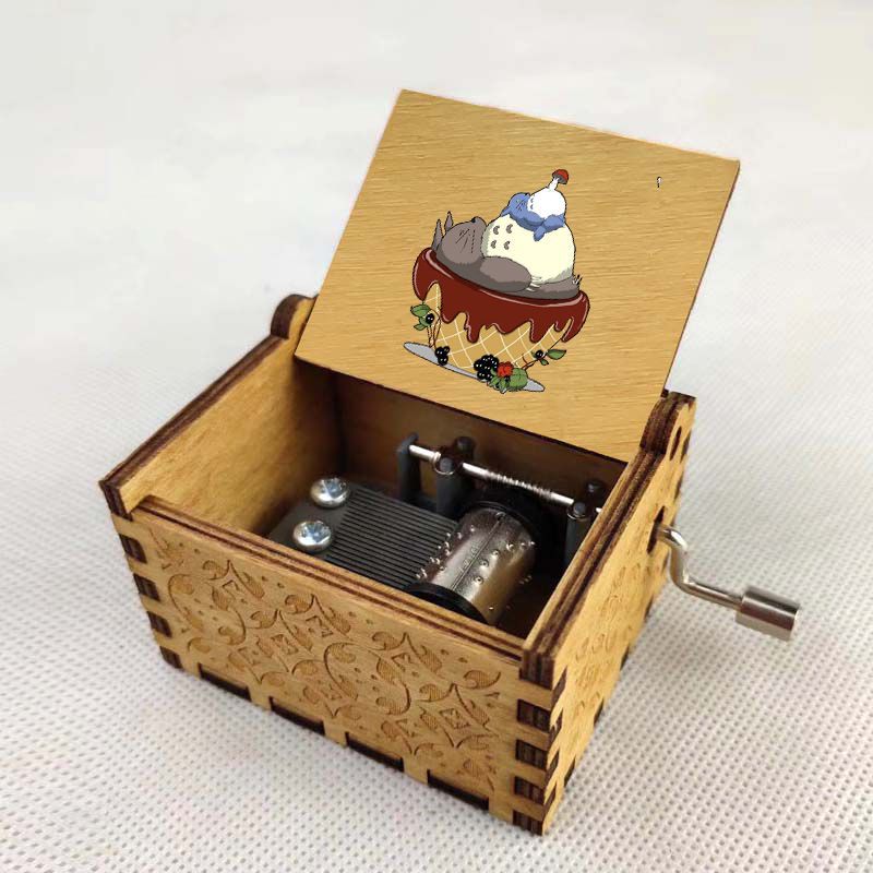 TOTORO anime hand operated music box
