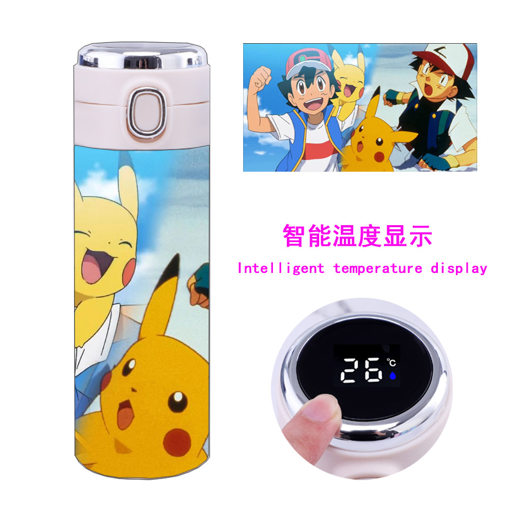 Pokemon anime Intelligent temperature measuring water cup 450ml