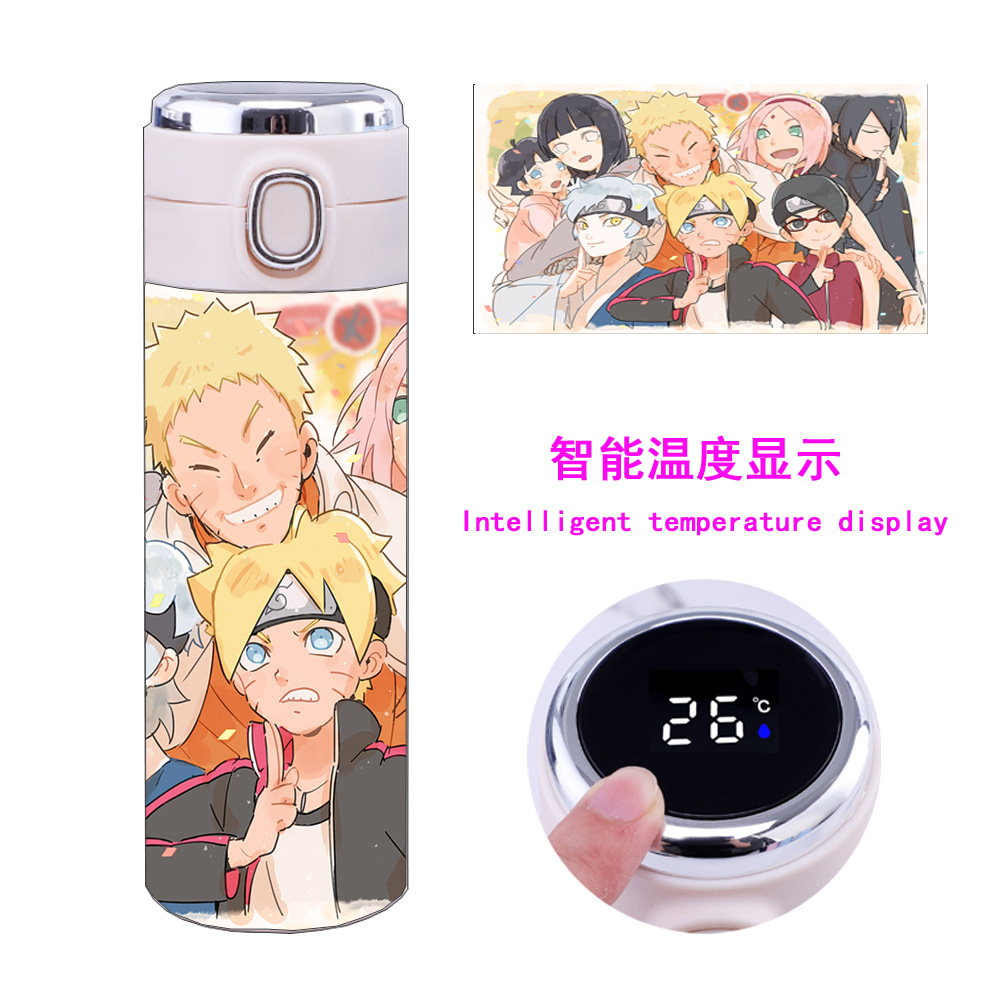 Naruto anime Intelligent temperature measuring water cup 450ml