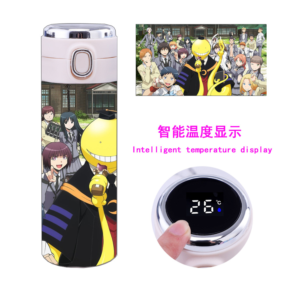 Assassination Classroom anime Intelligent temperature measuring water cup 450ml