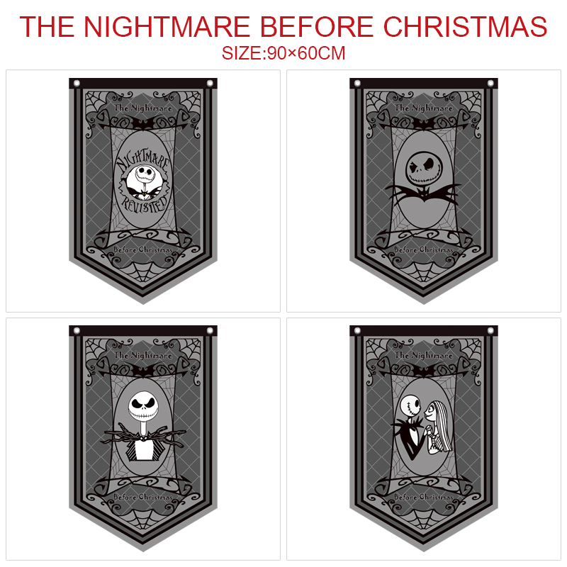 The Nightmare Before Christmas anime  flag 90*60cm
