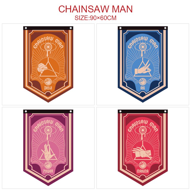 chainsaw man anime flag 90*60cm