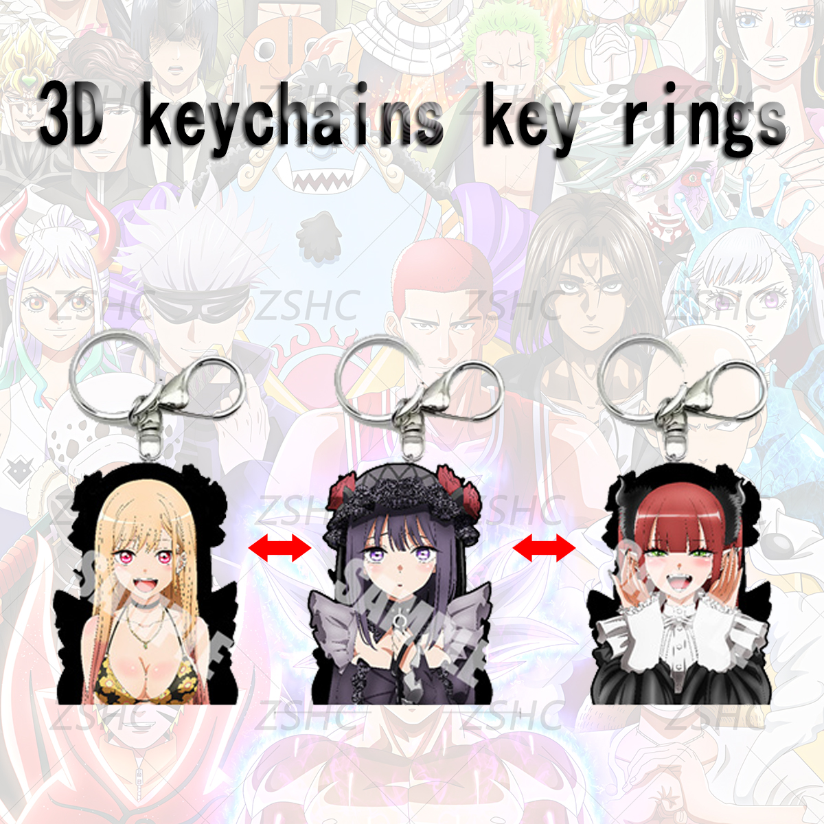 My Dress-Up Darling anime 3d keychain