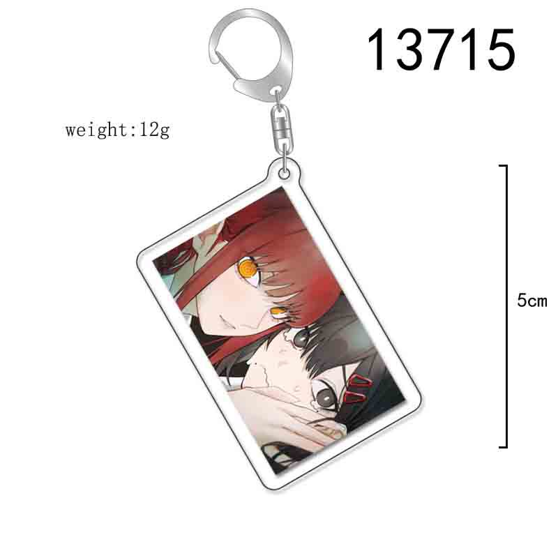 chainsaw man anime keychain