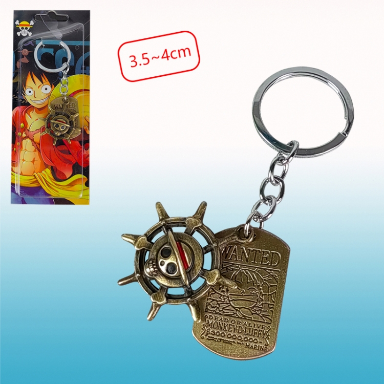 One piece anime keychain