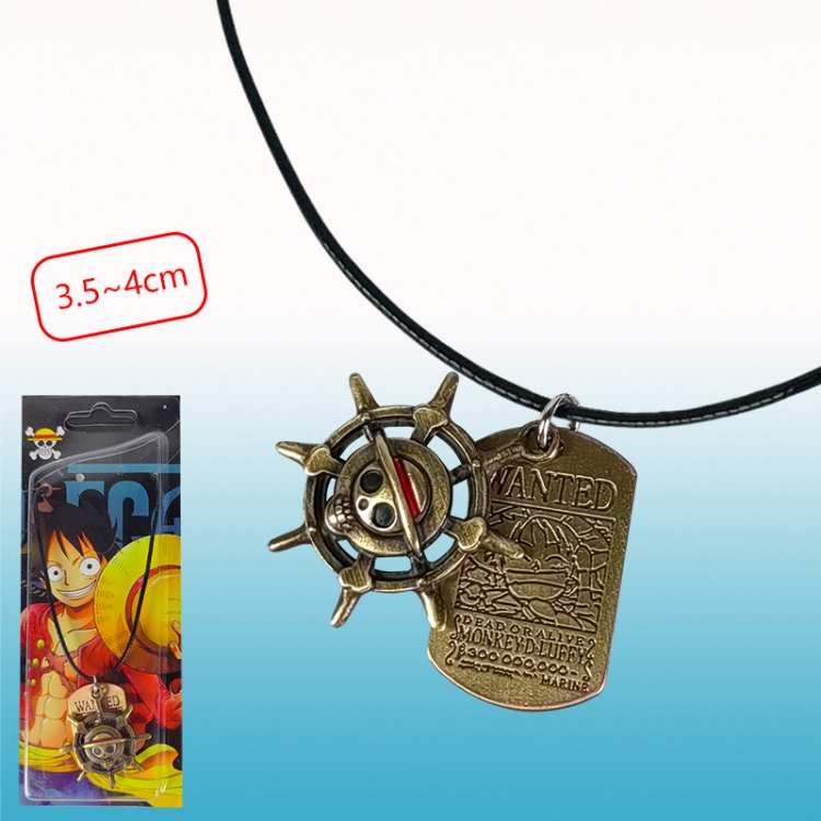 One piece anime necklace