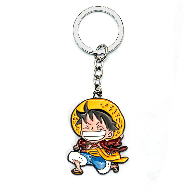 One piece anime keychain