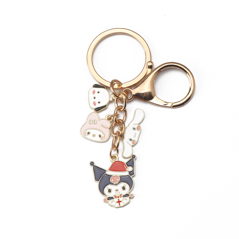 Kuromi anime keychain