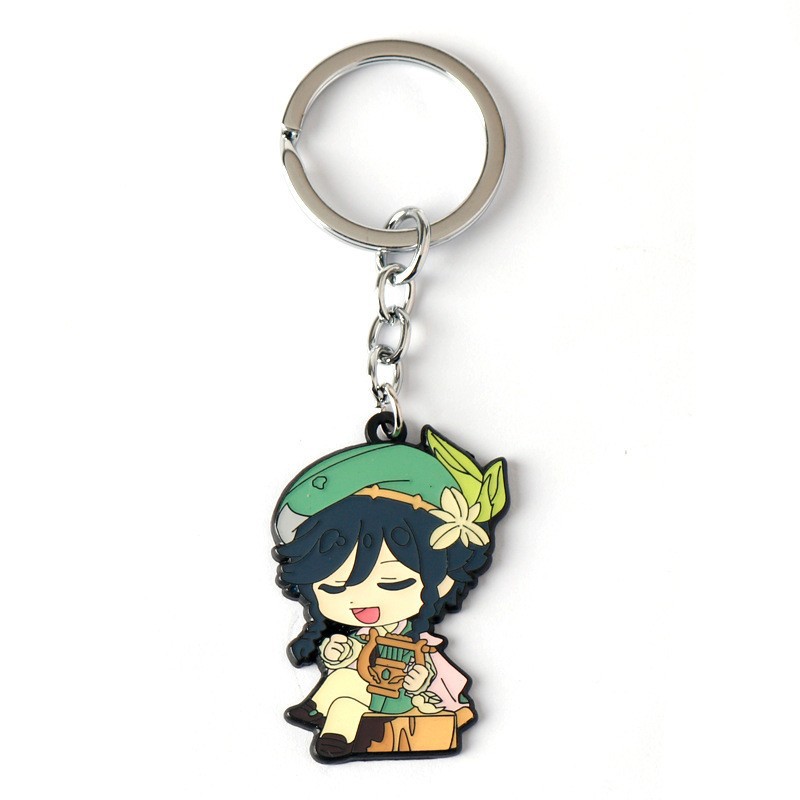 Genshin Impact anime keychain