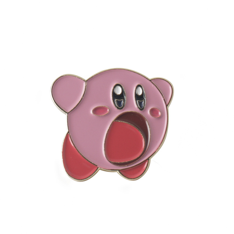 Kirby anime pin