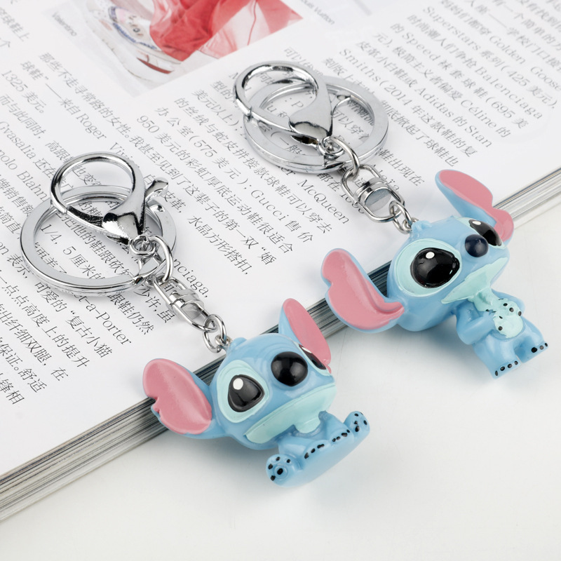 Stitch anime keychain