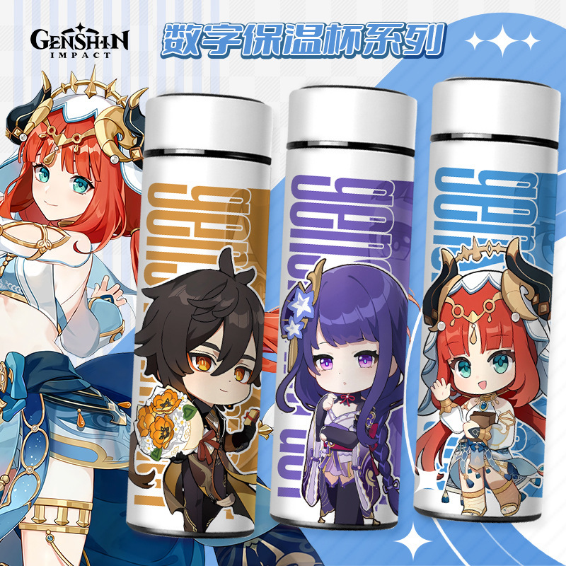 Genshin Impact anime vacuum cup 500ml