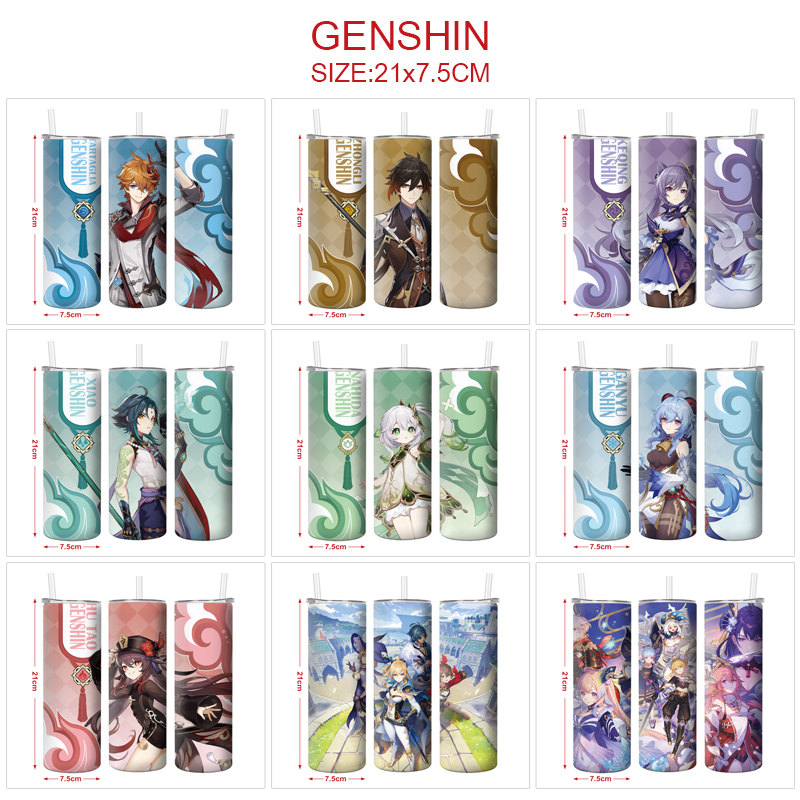 Genshin Impact anime vacuum cup