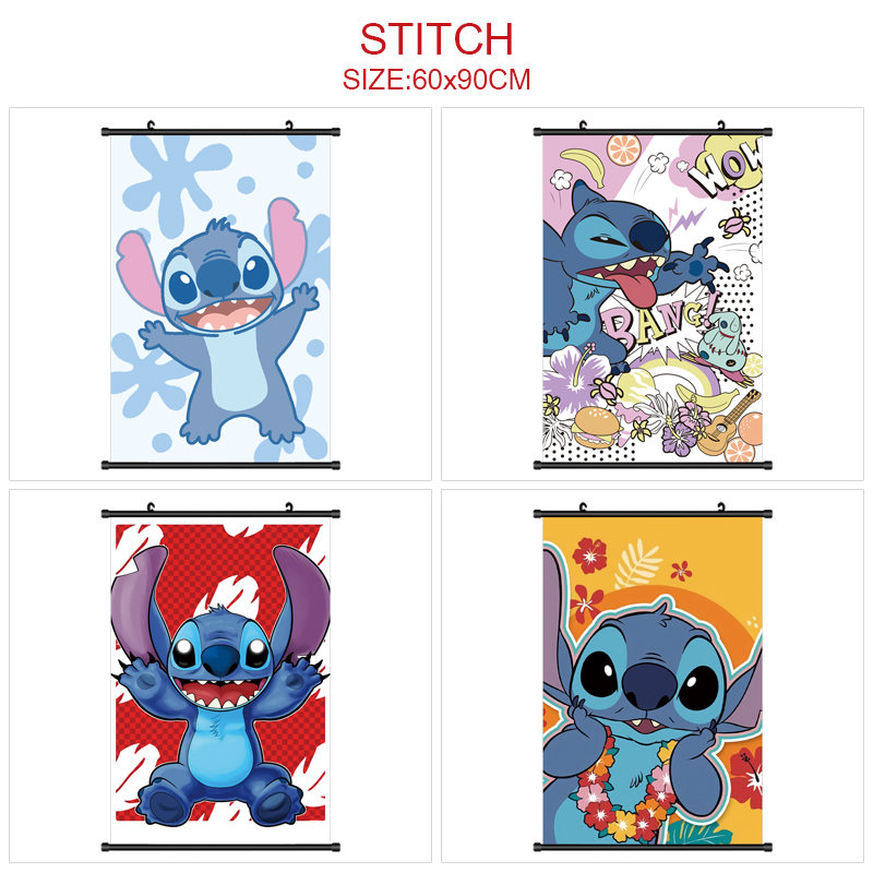 Stitch anime wallscroll 60*90cm