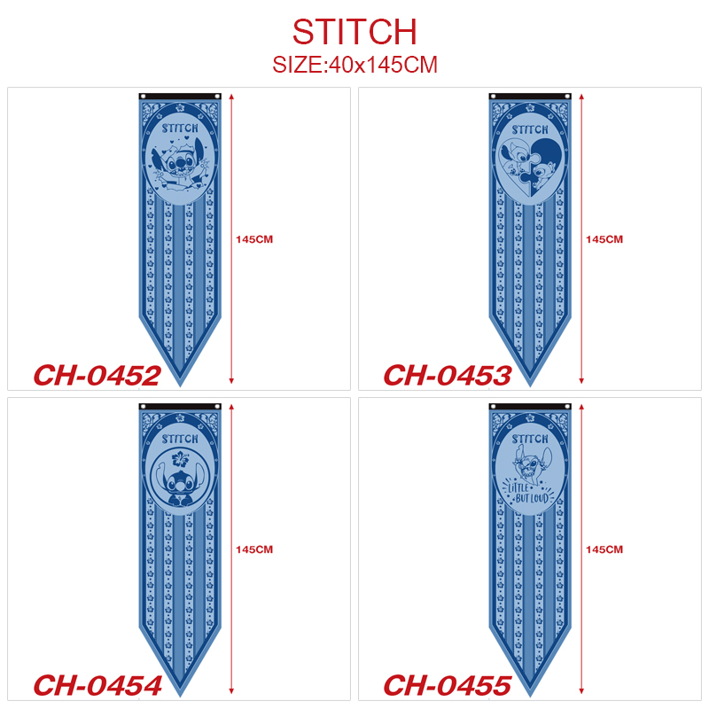 Stitch anime flag 40*145cm