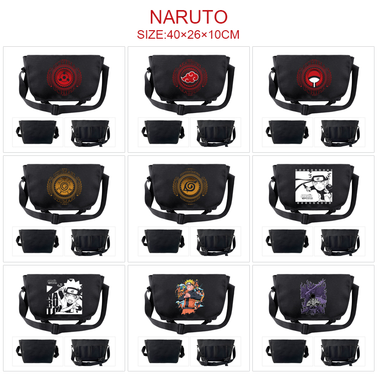 Naruto anime messenger bag 40*26*10cm