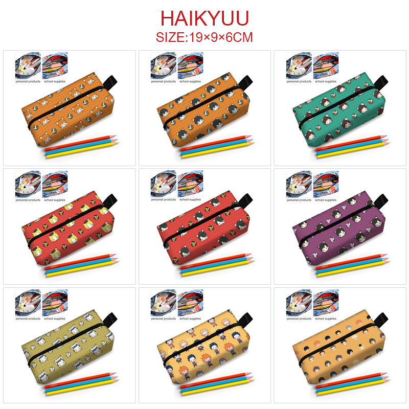Haikyuu anime cosmetic bag 19*9*6cm