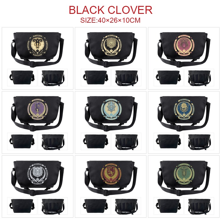 Black Clover anime messenger bag 40*26*10cm