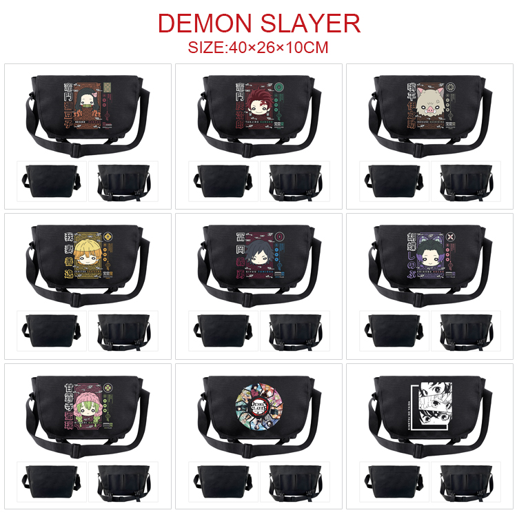 demon slayer kimets anime messenger bag 40*26*10cm