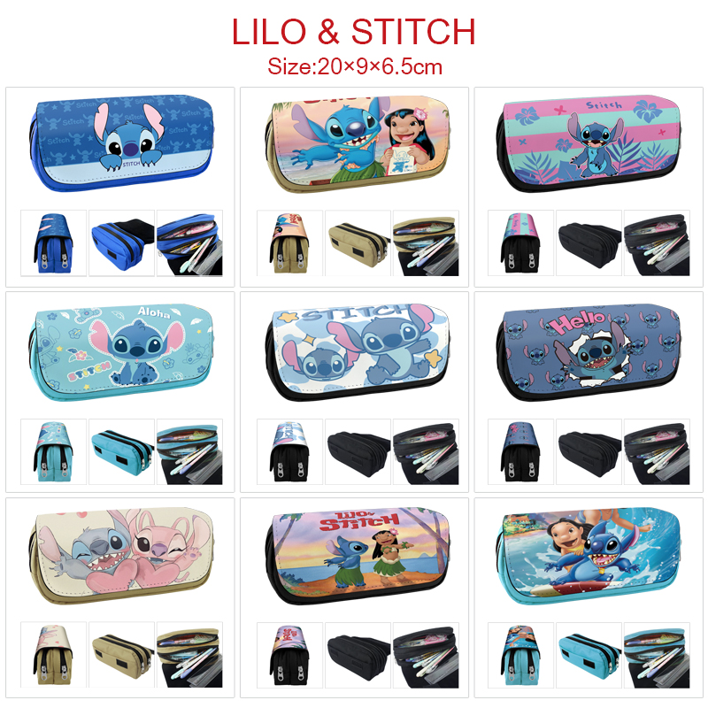 Stitch anime pencil bag 20*9*6.5cm