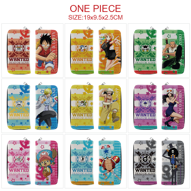 One piece anime wallet 19*9.5*2.5cm