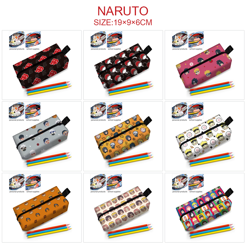 Naruto anime cosmetic bag 19*9*6cm