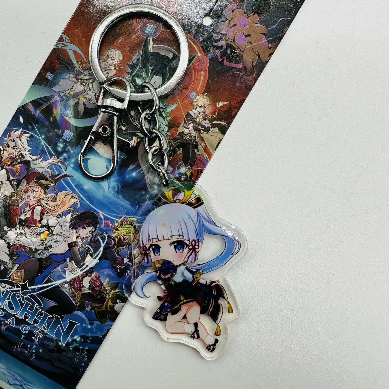 Genshin Impact anime keychain