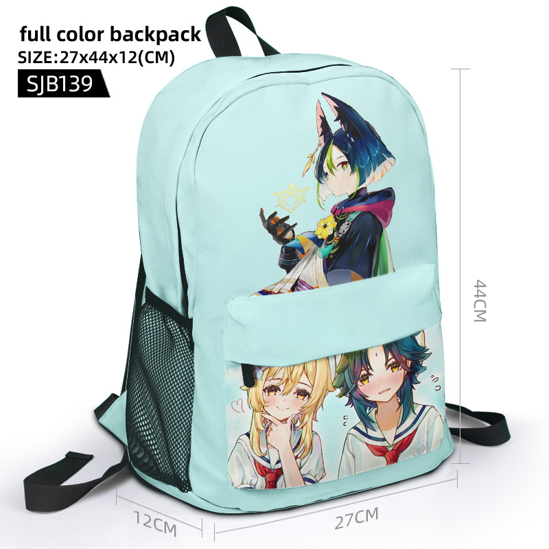 Genshin Impact anime backpack