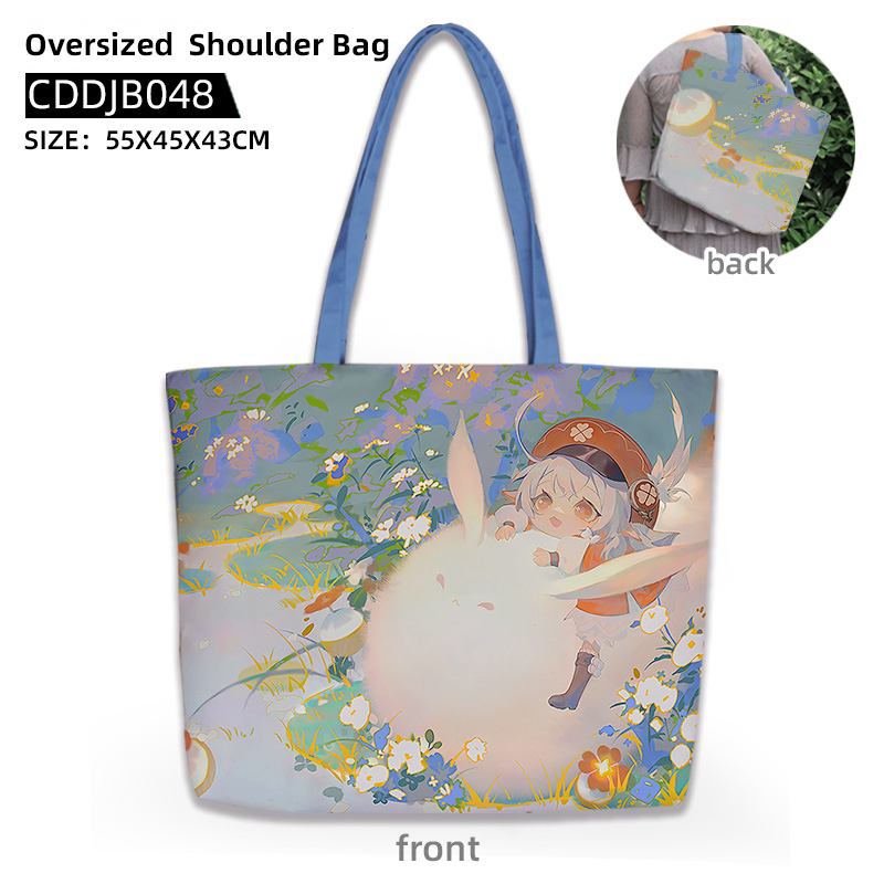 Genshin Impact anime shoulder bag