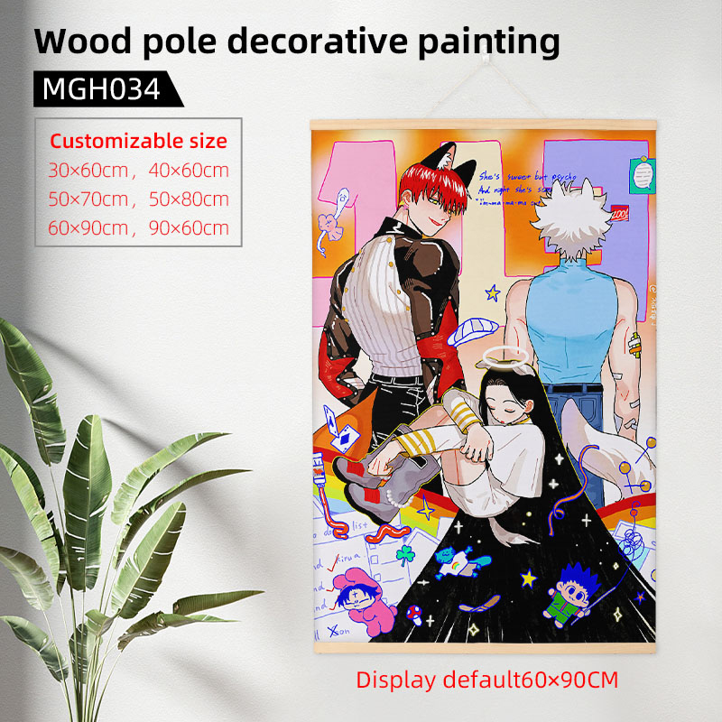 Hunter x Hunter anime wooden frame painting 60*90cm