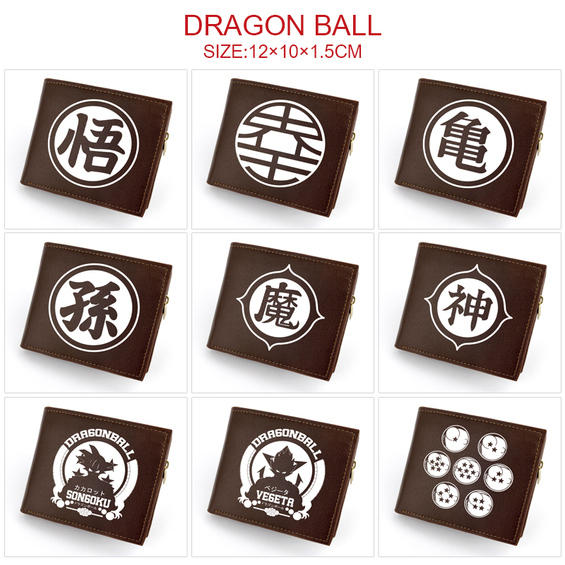 Dragon Ball anime wallet 12*10*1.5cm