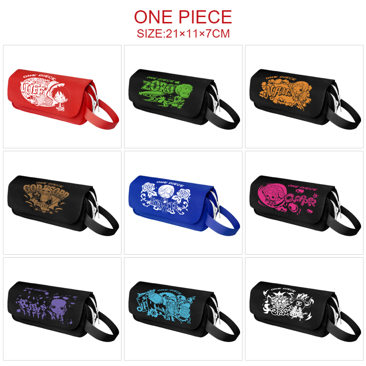 One piece anime pencil bag 21*11*7cm