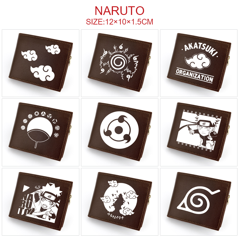 Naruto anime wallet 12*10*1.5cm