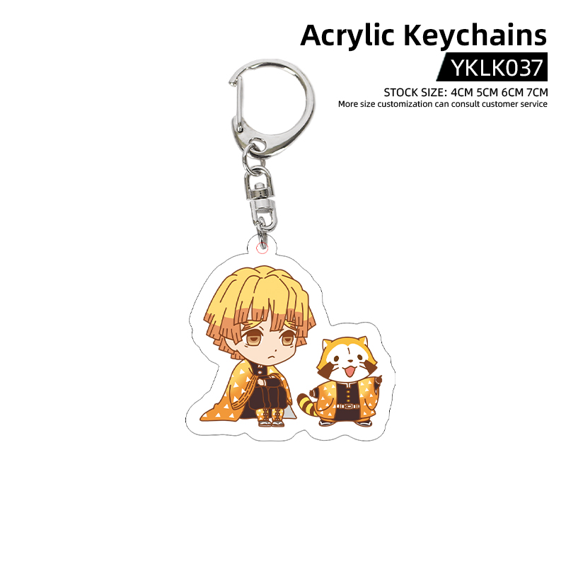 demon slayer kimets anime keychain 7cm