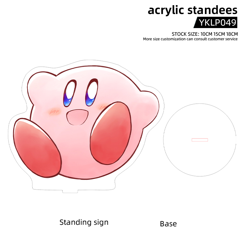 Kirby anime Standing Plates 15cm
