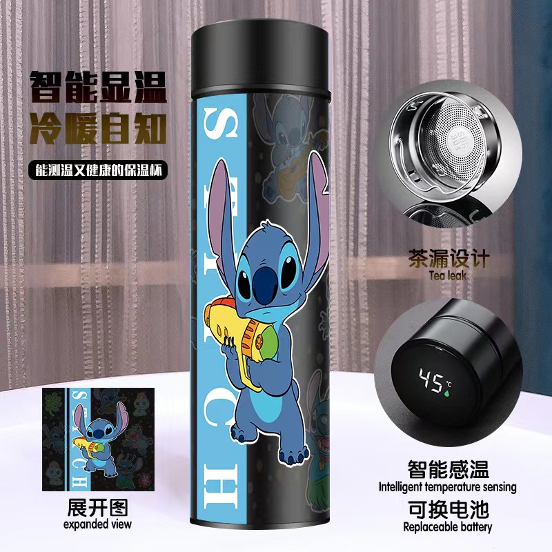 Stitch anime vacuum cup