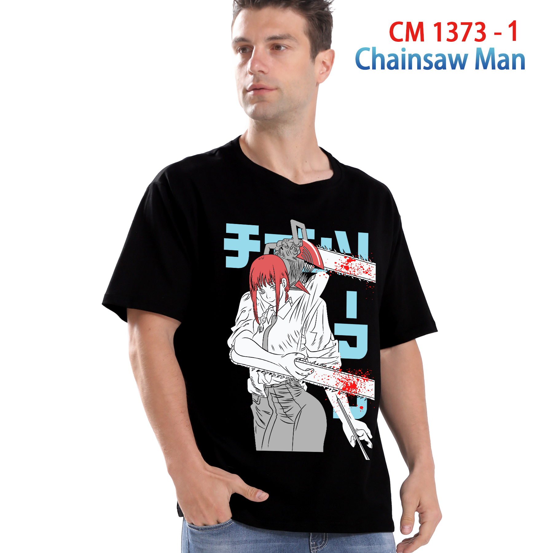 chainsaw man anime T-shirt