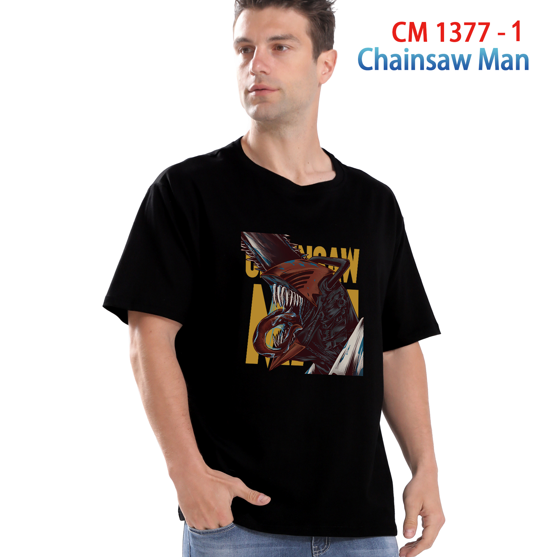 chainsaw man anime T-shirt