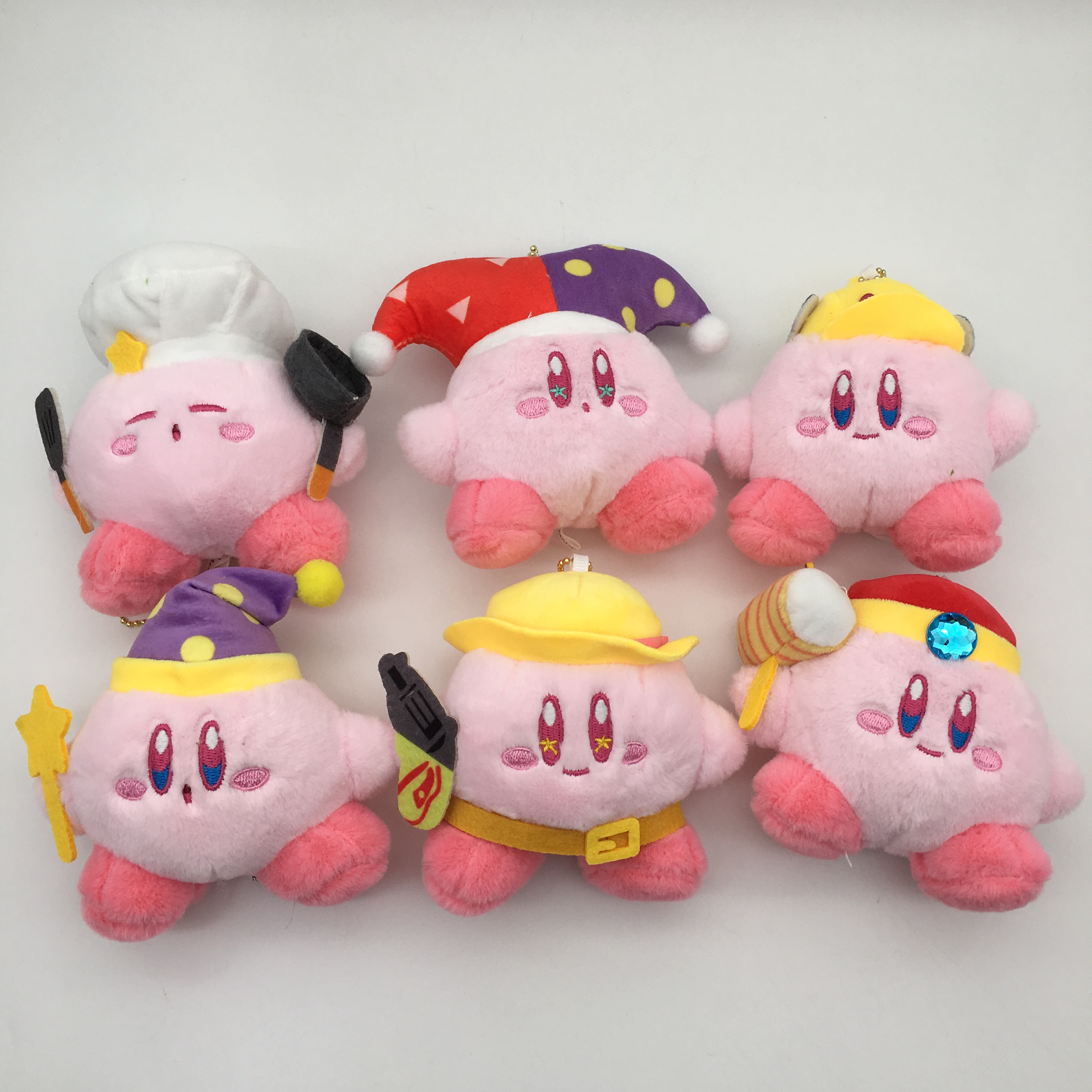 Kirby anime Plush toy 11cm 6 pcs a set