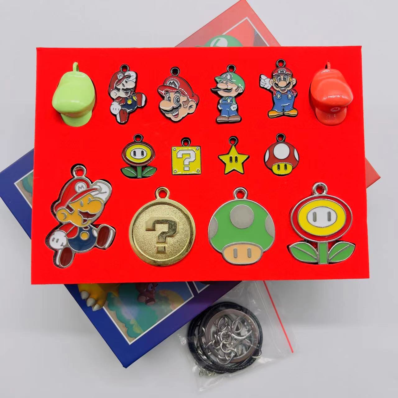 super Mario anime keychain a set