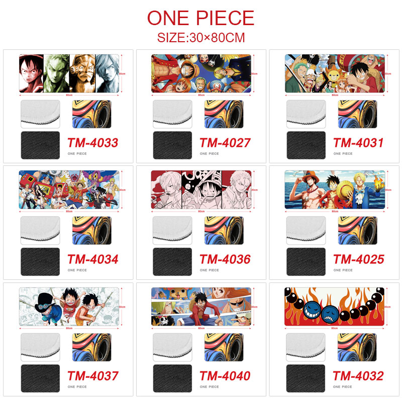 One piece anime Mouse pad 30*80cm